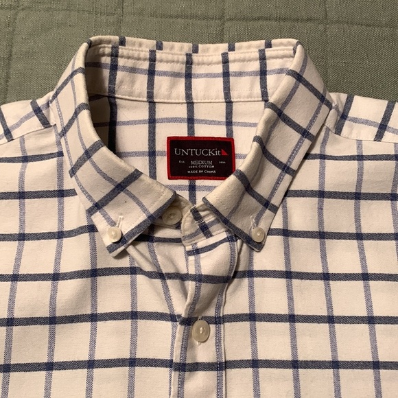 UNTUCKit Cotton Men’s Button Down Long Sleeve Shirt - Picture 8 of 16